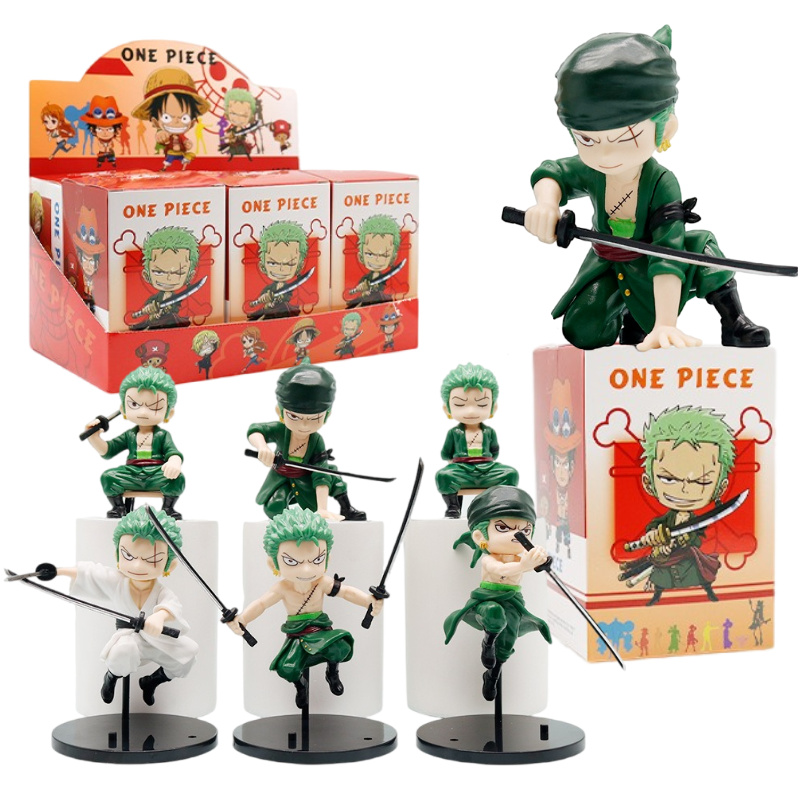 Zoro Anime Merchandise - Anime One Piece 6pcs/set Anime Figurine