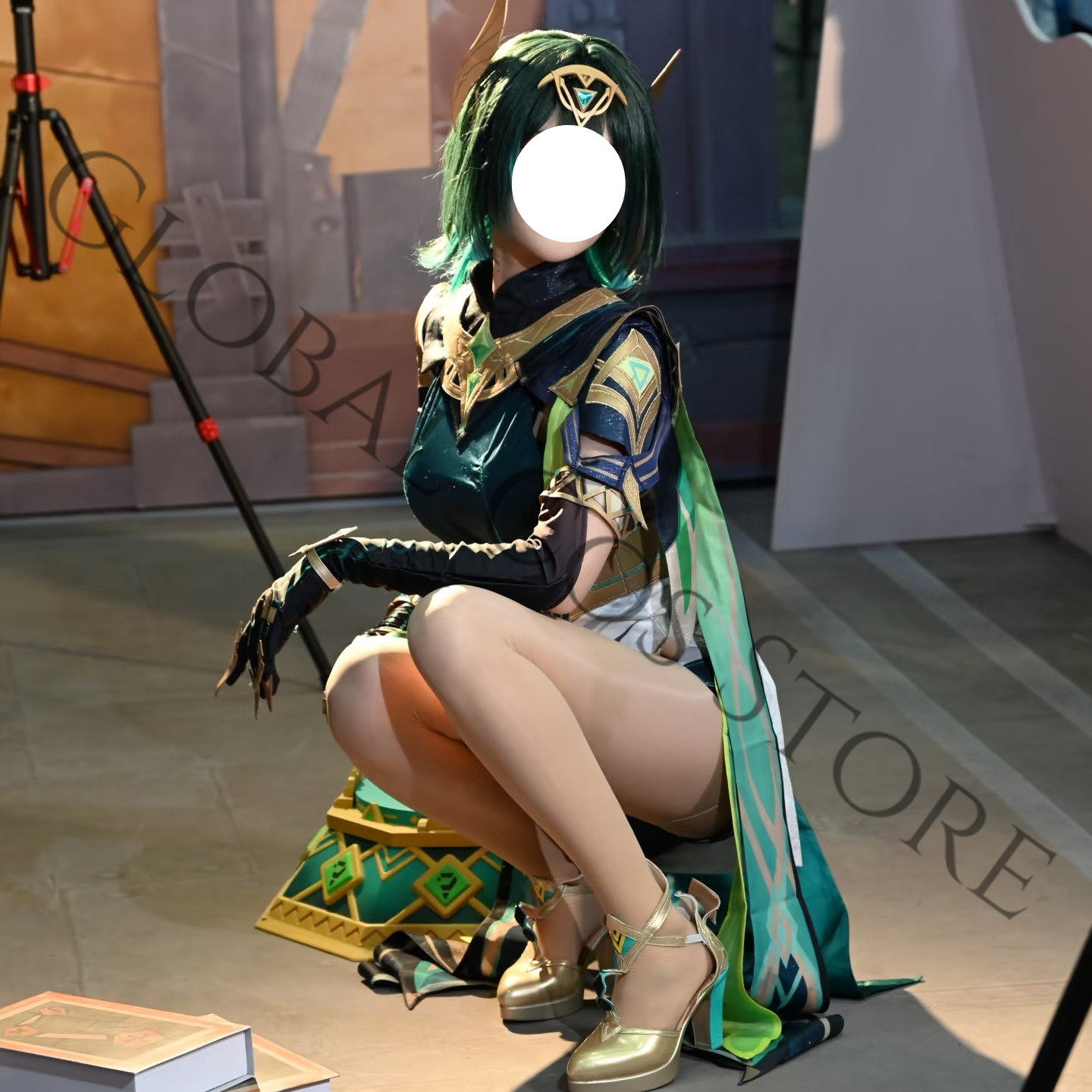 Nefer Cosplay Costume Full Set - огляд і ціна Cosplay Wig Colored