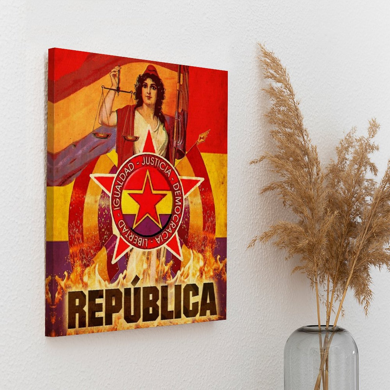 No Pasaran Spanish Revolution  - огляд і ціна Art Print Framed