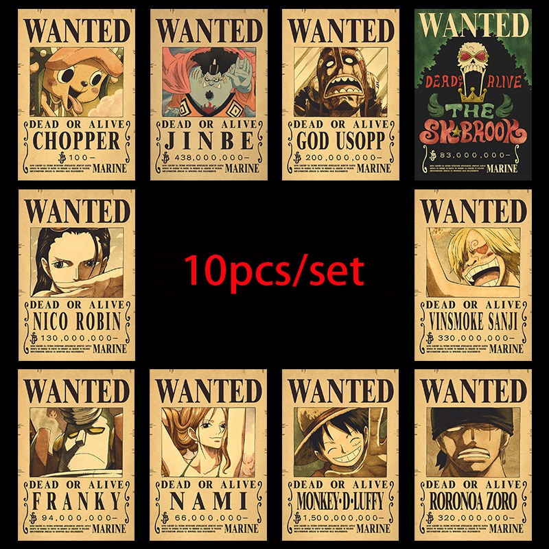 10pcs Anime One Piece Luffy 3  - огляд і ціна Zoro Anime Merchandise