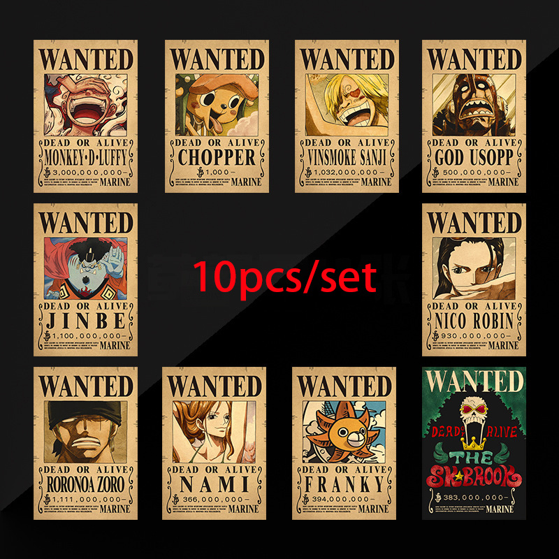 10pcs Anime One Piece Luffy 3  - огляд і ціна Zoro Anime Merchandise