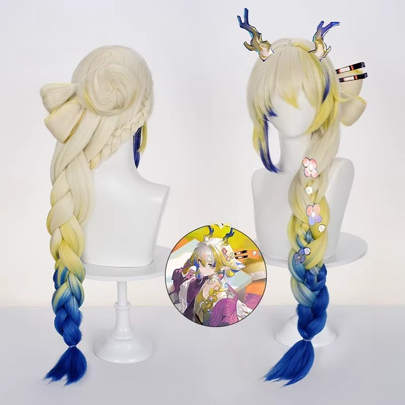 Game Arknights Wigs Shu Cospla - огляд і ціна Cosplay Wig Colored