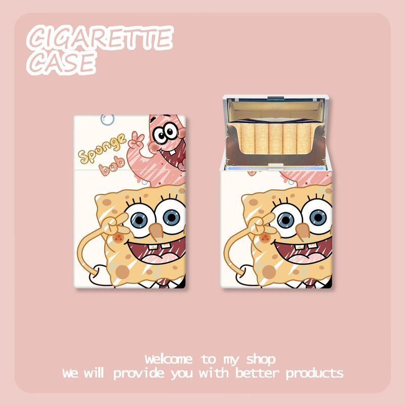 Cute SpongeBob Cigarette Case  - огляд і ціна Manga Storage Box