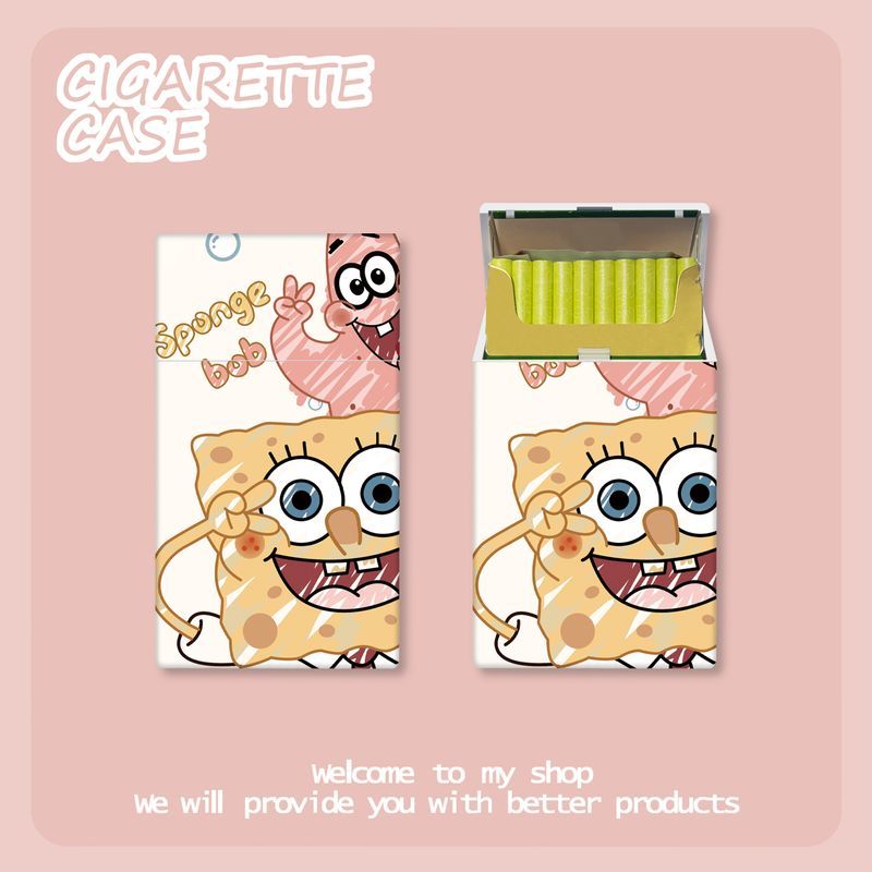Cute SpongeBob Cigarette Case  - огляд і ціна Manga Storage Box