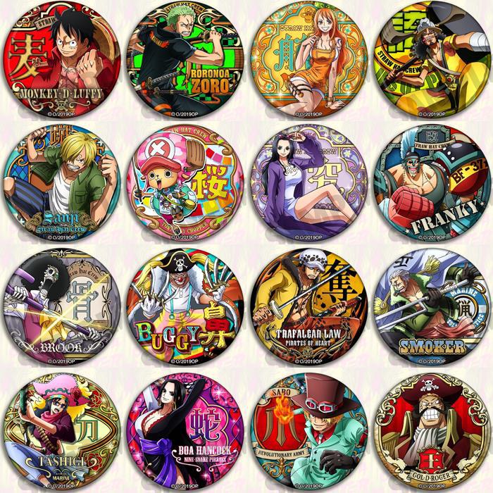 One Piece Anime Badge Pin Set  - огляд і ціна Zoro Anime Merchandise