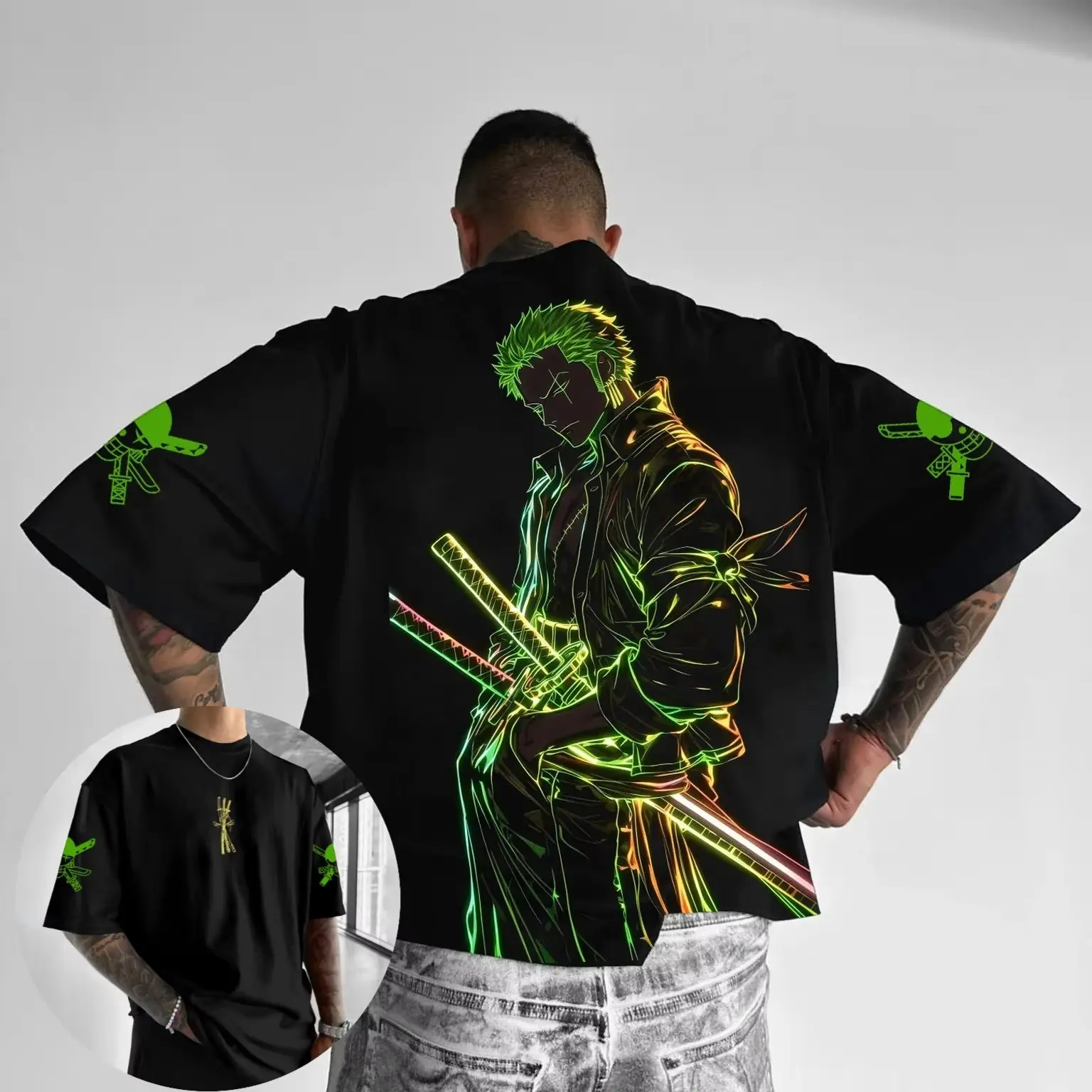 Summer Y2k Anime One Piece Zor - огляд і ціна Zoro Anime Merchandise