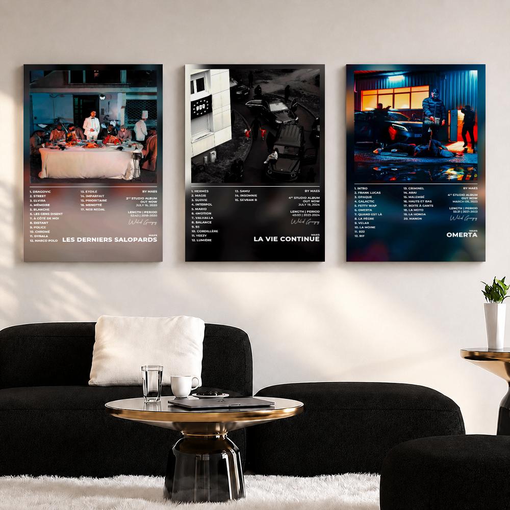 Rapper Music Album M-Maes Fram - огляд і ціна Art Print Framed